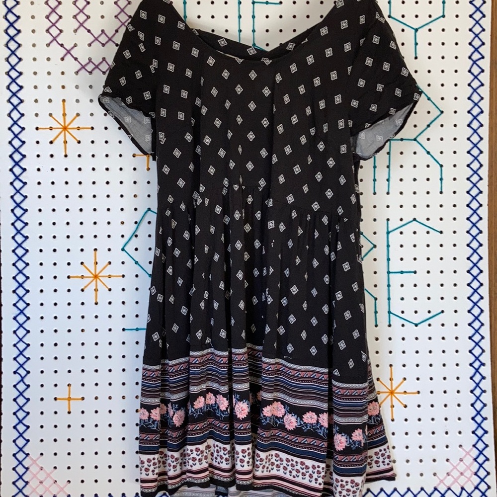 TORRID, patterned mini-dress, sz 1/14-16